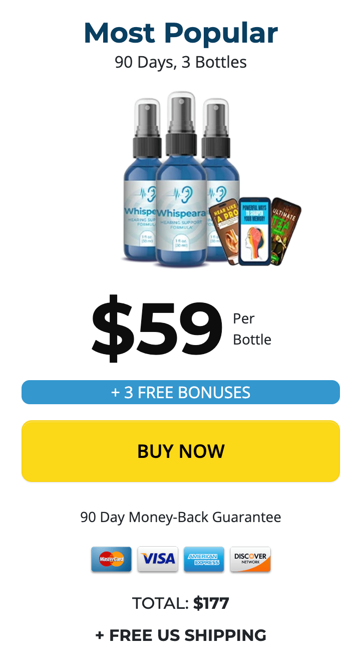 Whispeara Buy 3 Bottles